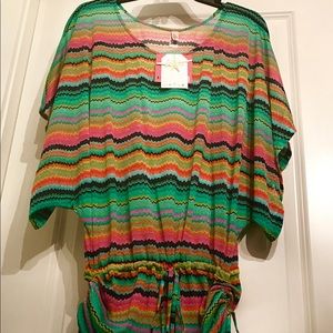 LULI FAMA Dress/Cover-Up Sz M
